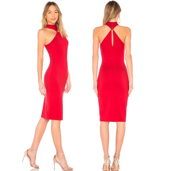 LPA Dress 232 in Red - Picture 1 of 2